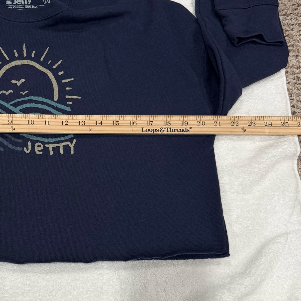 Women’s Jetty Lightweight Cropped Sweatshirt Size Medium - Picture 7 of 9